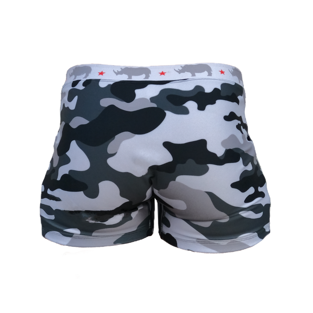 Winter Camo Performance  Man Trunks – Rhino Line shorts
