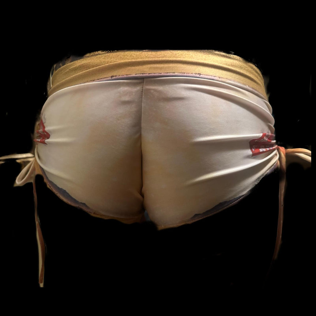 Rhino Line Women’s Adjustable Booty Shorts Golden Gate Playa Edition