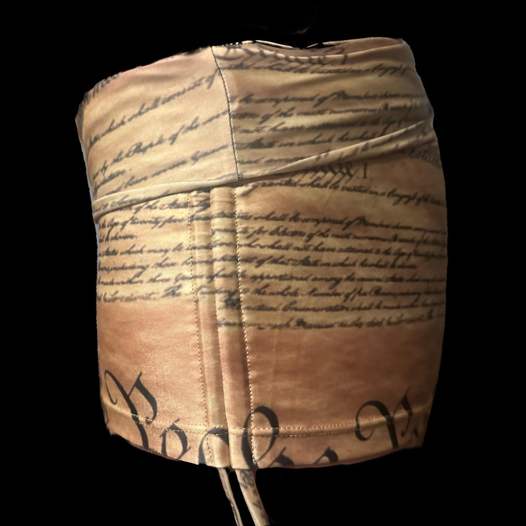 Rhino Line Women’s Adjustable Booty Shorts "We the People” Constitution Edition