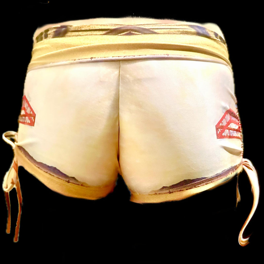 Rhino Line Women’s Adjustable Booty Shorts Golden Gate Playa Edition